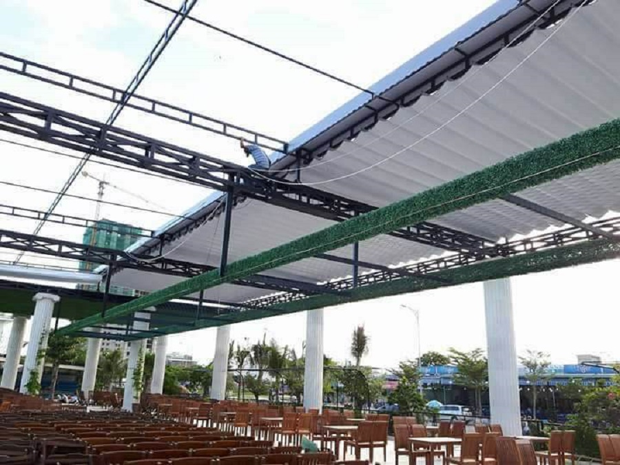 Báo giá lắp đặt mái hiên mái xếp giá rẻ uy tín nhất