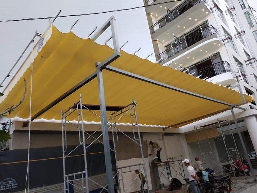 Báo giá lắp đặt mái hiên mái xếp giá rẻ uy tín nhất