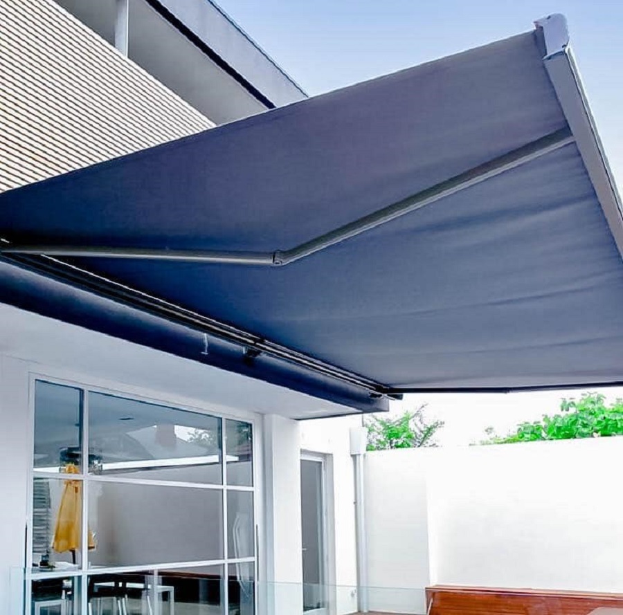 Báo giá mái hiên quay tay di động ngoài trời mới nhất