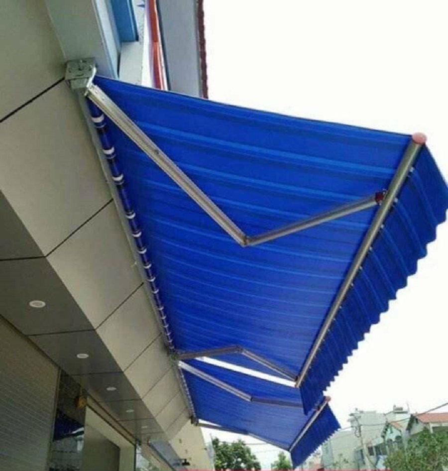 Báo giá mái hiên quay tay di động ngoài trời mới nhất