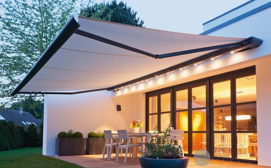 Các mẫu mái hiên di động đẹp, thiết kế sang trọng