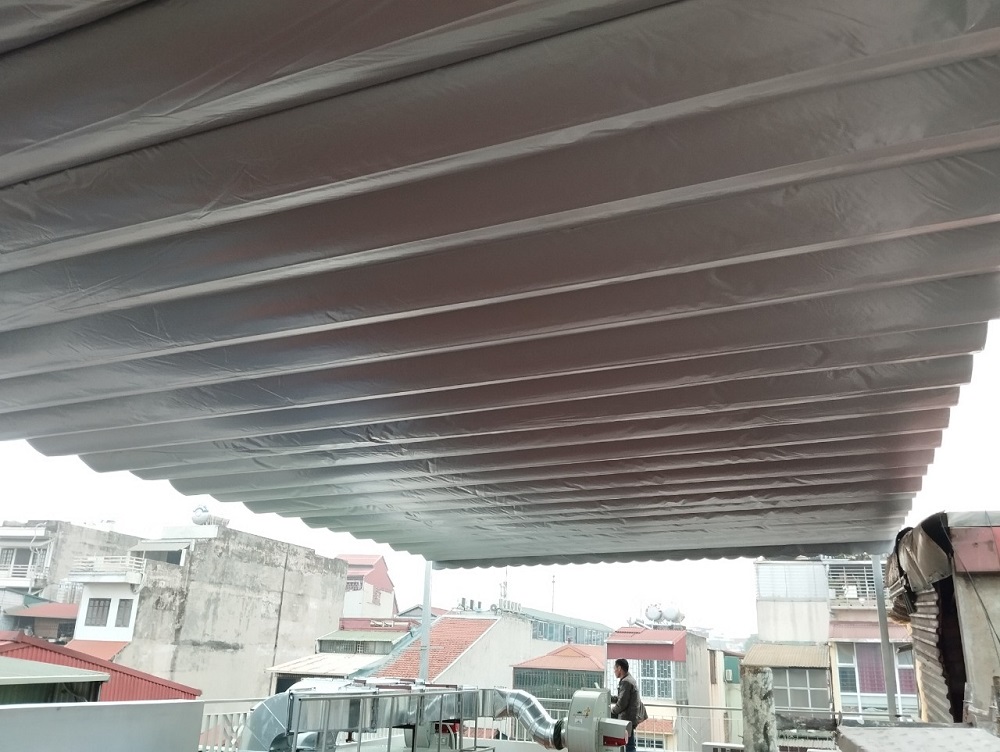 Đơn vị lắp đặt mái che kéo tay uy tín chất lượng