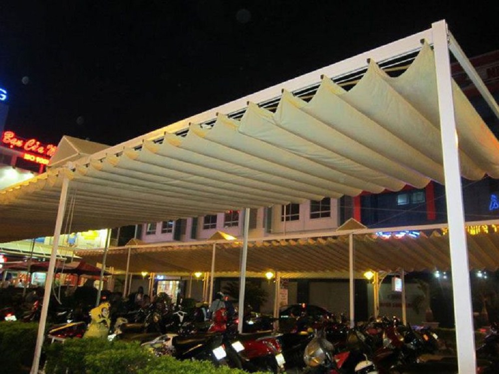 Đơn vị lắp đặt mái xếp kéo lượn sóng chuyên nghiệp và chất lượng