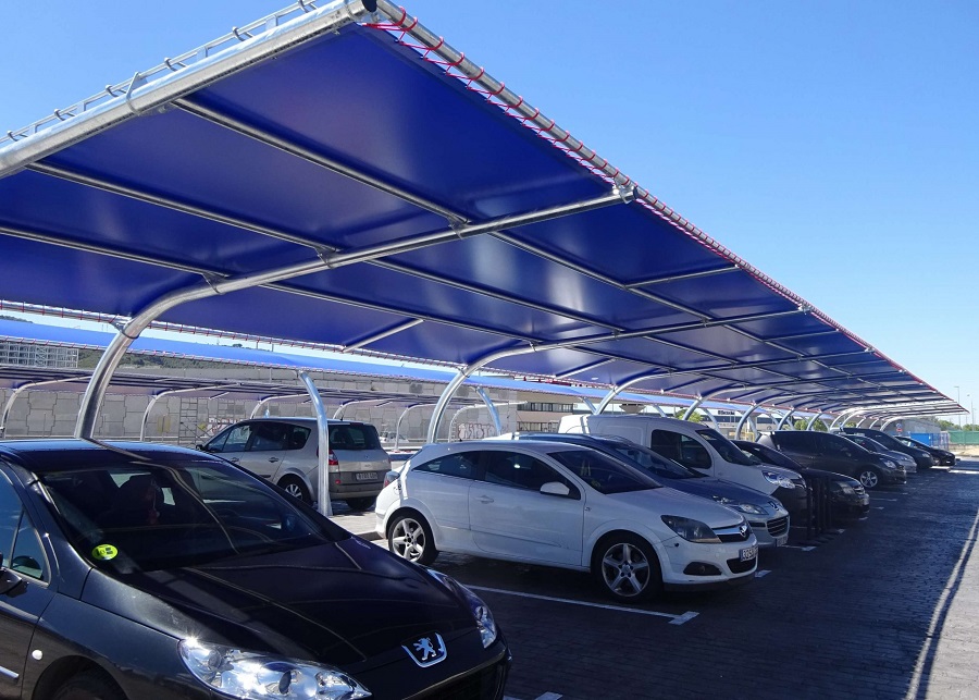 Đơn vị thi công lắp đặt mái che xếp thông minh uy tín