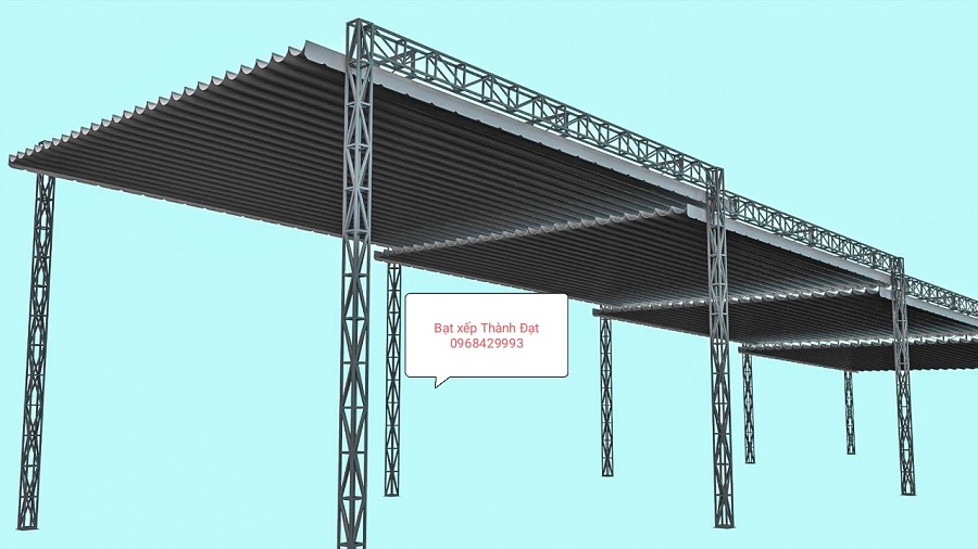 Giá bạt che di động Hà Nội bao nhiêu tiền 1m2