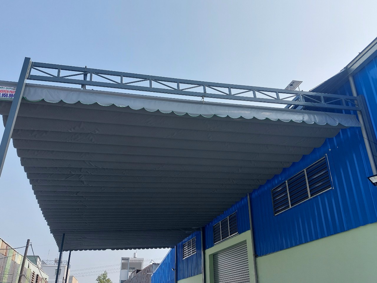 Giá bạt che di động Hà Nội bao nhiêu tiền 1m2