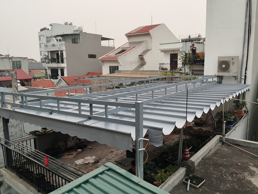 Giá mái che di động đẹp bền chất lương giá rẻ, thiết kế sang trọng