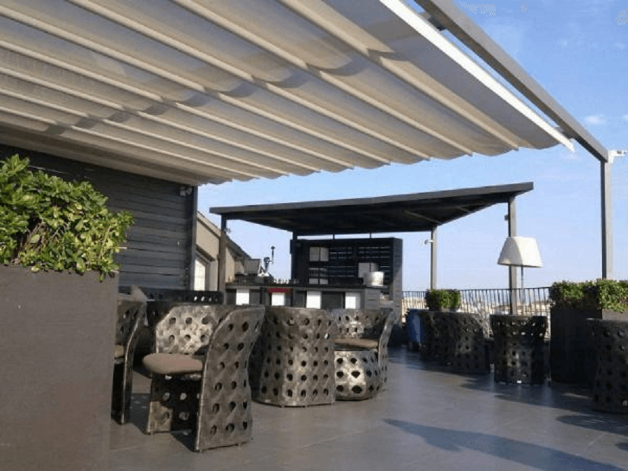 Lắp đặt mái che di động, mái bạt xếp giá rẻ uy tín chất lượng