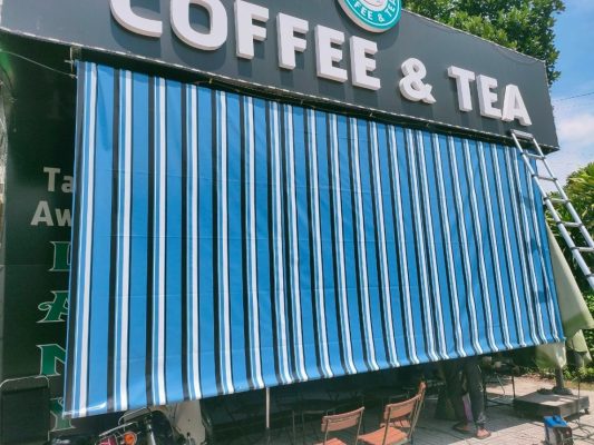 Lắp đặt mái hiên tự cuốn sở hữu nhiều ưu điểm vượt trội